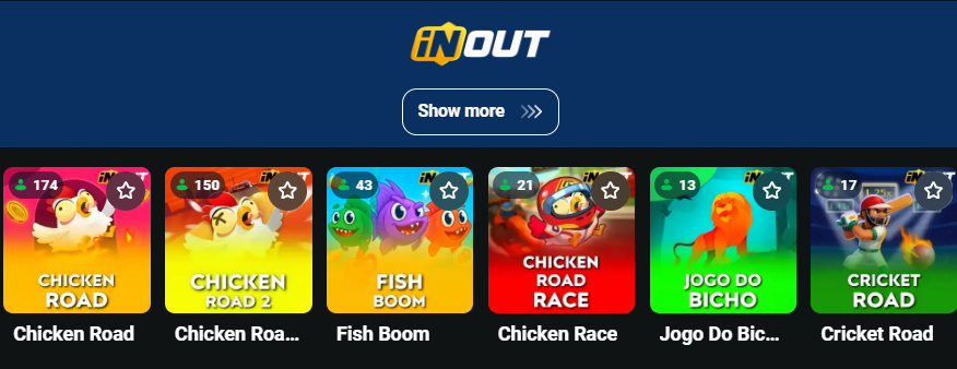 Bonobo Casino games